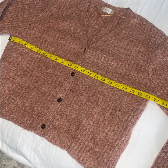 Altar’d State Marled Rust Cardigan Sweater Large - Picture 7 of 8